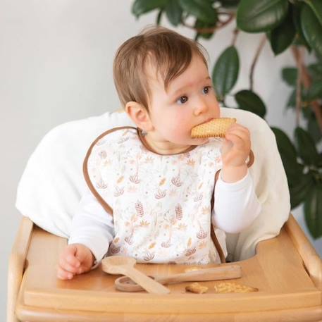 Bavoir maternelle pour bébé  - TROIS KILOS SEPT BLANC 2 - vertbaudet enfant 