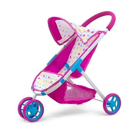 Milly Mally chariot de poupée SusieCandy girls 63 cm rose/bleu BLEU 1 - vertbaudet enfant 