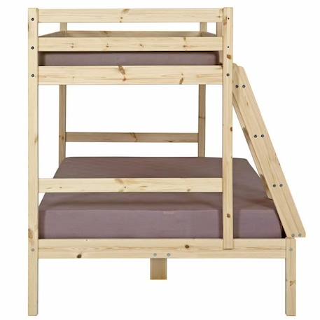 Pack lit superposé avec 2 matelas Julian Blanc 120x190 cm BLANC 4 - vertbaudet enfant 