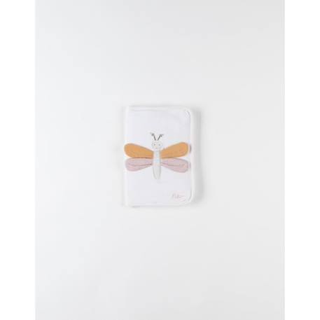 Protège carnet de santé Veloudoux Lina & Joy - blanc BLANC 2 - vertbaudet enfant 