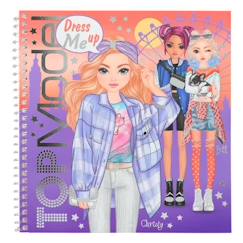 Jouet-Activités artistiques et musicales-Album coloriage TOP Model Dress me up