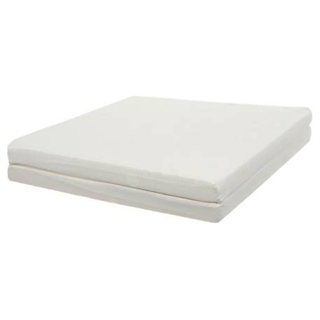 Matelas bébé pliant TINEO - 60x120cm - Accueil moelleux - Déhoussable BLANC 1 - vertbaudet enfant 