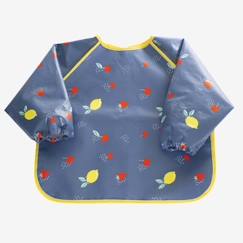 Bavoir tablier plastifié - TROIS KILOS SEPT - Bleu Marine - Bébé - Imperméable - 34 x 40 cm  - vertbaudet enfant