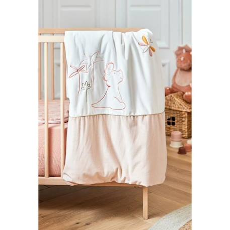 Couverture 75 x 100 cm Popsie Gigi & Louli en Veloudoux® BLANC 1 - vertbaudet enfant 