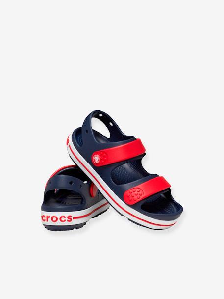 Sabots bébé 209424 Crocband Cruiser Sandal CROCS™ bleu ciel+marine+rose pâle 9 - vertbaudet enfant 