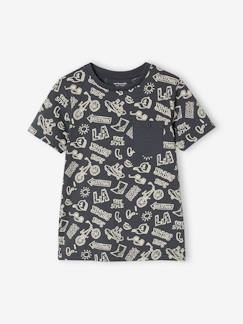 T-shirt motifs graphiques garçon manches courtes  - vertbaudet enfant