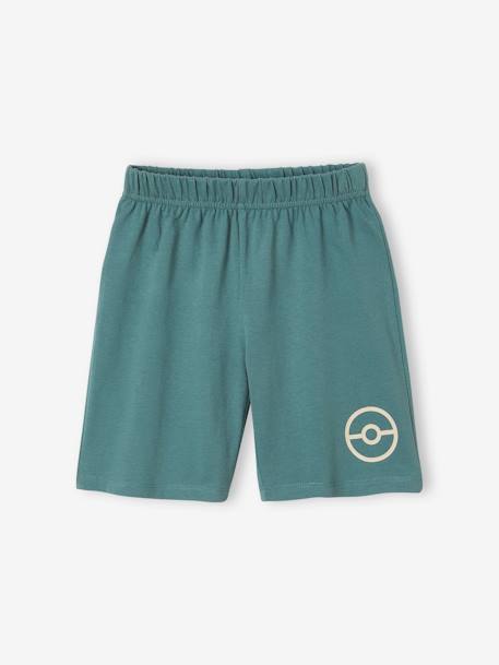 Pyjashort bicolore garçon Pokemon® Argile/vert émeraude 3 - vertbaudet enfant 