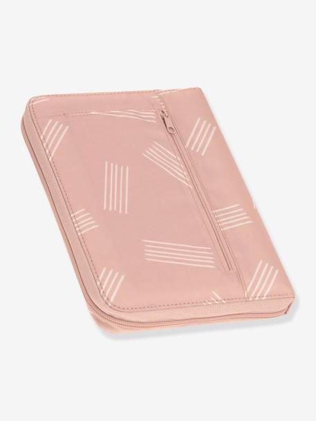 Pochette carnet de santé LÄSSIG Floral menthe+Rayures rose+Universe anthracite 6 - vertbaudet enfant 