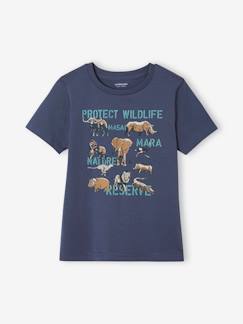 -Tee-shirt Basics motifs animaliers garçon