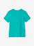 T-shirt imprimé Basics garçon manches courtes blanc+bleu nuit+bleu roi+jaune+menthe+vert sauge 16 - vertbaudet enfant 