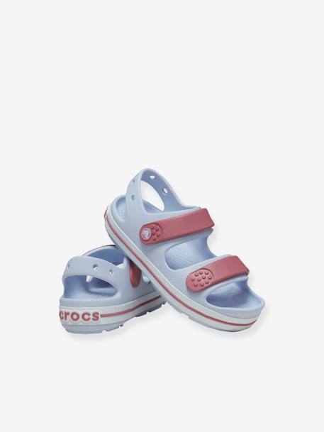 Sabots bébé 209424 Crocband Cruiser Sandal CROCS™ bleu ciel+marine+rose pâle 2 - vertbaudet enfant 