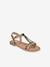 Sandales cuir enfant Bada LES TROPEZIENNES® PAR M. BELARBI beige doré+bronze 4 - vertbaudet enfant 