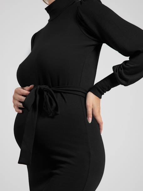 Robe pull de grossesse Irina ENVIE DE FRAISE noir 3 - vertbaudet enfant 