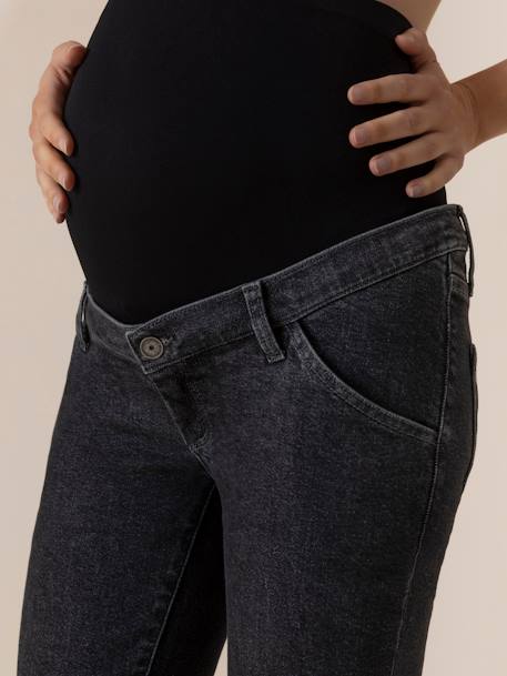 Jean flare de grossesse Gaetan ENVIE DE FRAISE gris 3 - vertbaudet enfant 