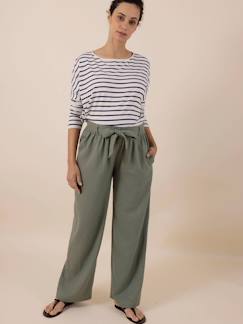 Vêtements de grossesse-Pantalon-Pantalon de grossesse en lin Ali ENVIE DE FRAISE