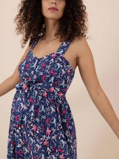 Vêtements de grossesse-Robe longue de grossesse Cathy ENVIE DE FRAISE