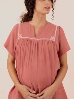 -Blouse de grossesse Farah ENVIE DE FRAISE en gaze de coton