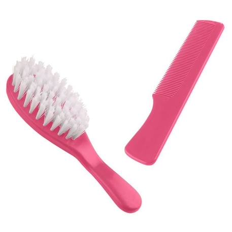 THERMOBABY Brosse et peigne - Rose bonbon ROSE 1 - vertbaudet enfant 