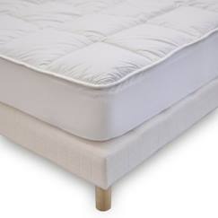 BLEU CALIN Surmatelas 90x190 cm Sensation Duvet - Confort Moelleux - Enveloppe 100% coton  - vertbaudet enfant