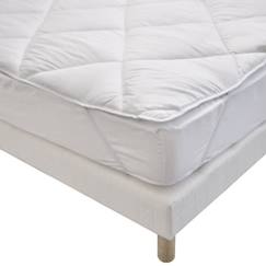 Chambre et rangement-Literie-Alèse-BLEU CALIN Surmatelas 90x190 cm - Moelleux et Respirant - Lavable à 95°C - Enveloppe anti-transpiration - Fabriqué en France