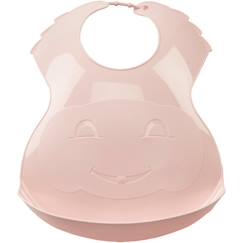 Puériculture-Repas-Bavoir-THERMOBABY Bavoir semi-rigide - Rose poudré