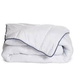 -BLEU CALIN Couette Temperée - Toutes saisons - enveloppe microfibre - garnissage 300gr/m2 - 200x200cm