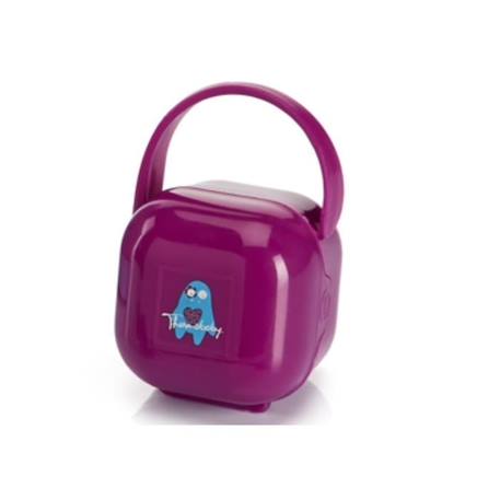 THERMOBABY BOITE A SUCETTE MONSTRES Prune VIOLET 1 - vertbaudet enfant 