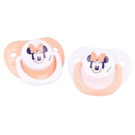 Lot de 2 sucettes anatomique Minnie Disney +6mois BLANC 1 - vertbaudet enfant 