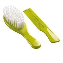 THERMOBABY Brosse et peigne - Vert anis  - vertbaudet enfant