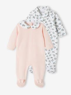 Bébé-Pyjama, surpyjama-Lot de 2 dors-bien bébé en velours