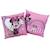 Coussin imprimé 100% coton, DISNEY MINNIE SHOPPING. Taille : 40x40 cm ROSE 4 - vertbaudet enfant 