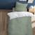 Parure de lit imprimée 100% coton, STRIPES 140x200 cm LICHEN VERT 3 - vertbaudet enfant 