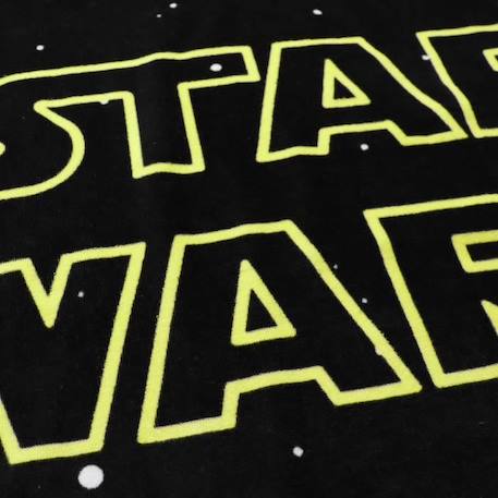 Drap de plage imprimé 100% coton, STAR WARS OPENING. Taille : 75x150 cm NOIR 3 - vertbaudet enfant 