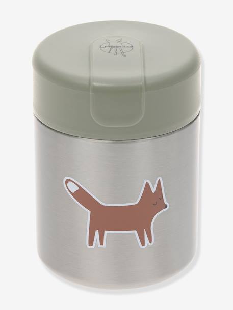 Thermos repas LÄSSIG en inox Little Forest Renard+Little Mateys orange épicée 2 - vertbaudet enfant 