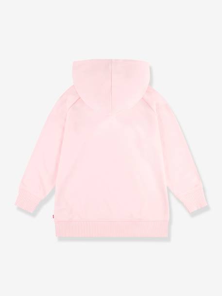 Sweat à capuche fille Levi's® jaune pâle+rose pâle 9 - vertbaudet enfant 