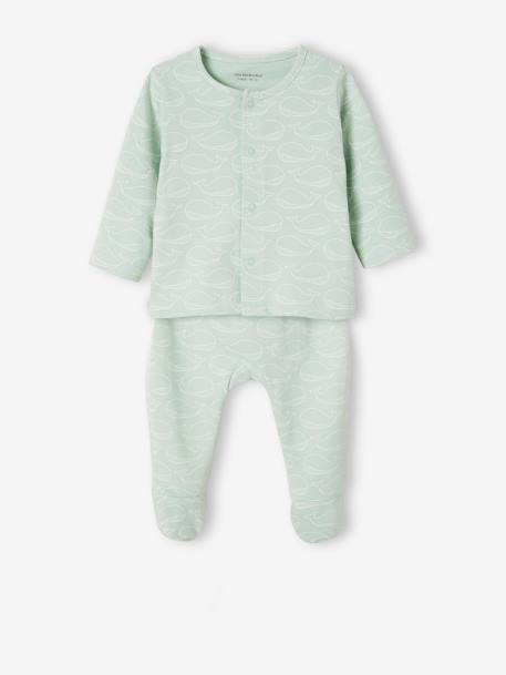 Lot de 2 pyjamas bébé 2 pièces en jersey bleu ciel 2 - vertbaudet enfant 