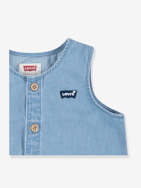 Ensemble combinaison + bob bébé Levi's® denim bleached 6 - vertbaudet enfant 