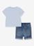 Ensemble short + t-shirt garçon Levi's® bleu ciel 2 - vertbaudet enfant 