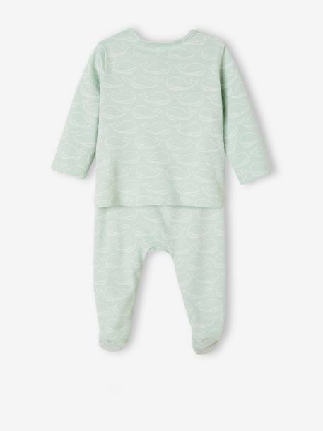 Lot de 2 pyjamas bébé 2 pièces en jersey bleu ciel 4 - vertbaudet enfant 