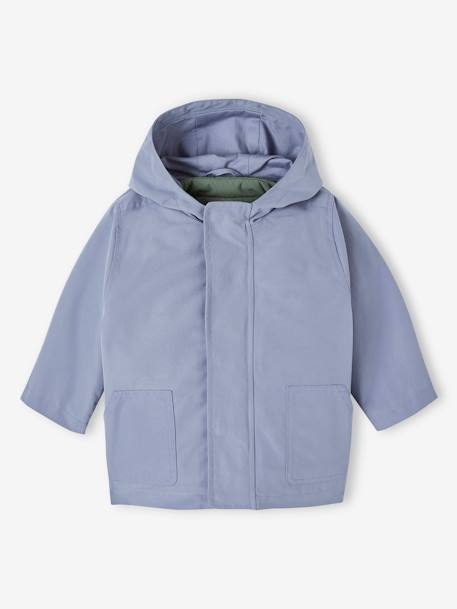 Parka 3 en 1 bébé avec doudoune matelassée amovible indigo 2 - vertbaudet enfant 