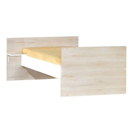 Lit Combiné 120x60 évolutif en 90x190 en bois BEIGE 4 - vertbaudet enfant 