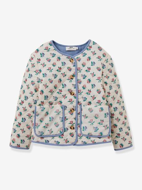 Veste matelassée fille CYRILLUS écru 1 - vertbaudet enfant 