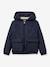 Blouson coupe-vent doublé sherpa CYRILLUS marine 1 - vertbaudet enfant 