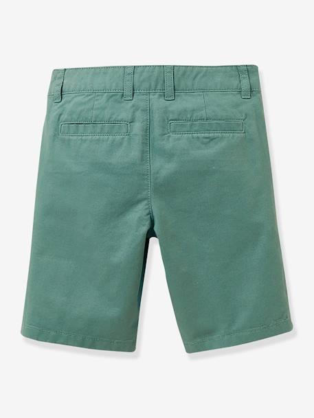 Bermuda chino garçon CYRILLUS bleu azur+rose+vert d'eau 6 - vertbaudet enfant 