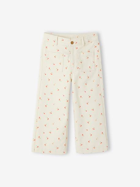 Fille-Pantalon-Pantacourt large fille