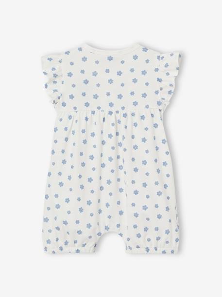 Combinaison short bébé fille Disney® Minnie blanc imprimé 2 - vertbaudet enfant 