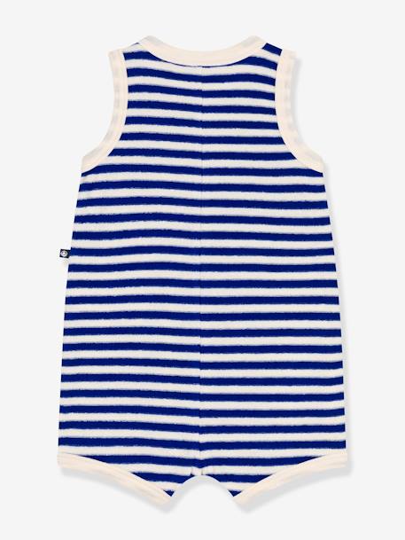 Combinaison courte en bouclette PETIT BATEAU BLEU VIF BICOLOR/MULTICOLOR 2 - vertbaudet enfant 