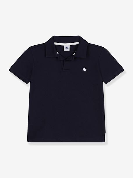 Polo manches courtes garçon PETIT BATEAU marine 1 - vertbaudet enfant 