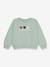 Sweat coeurs fille PETIT BATEAU vert amande 1 - vertbaudet enfant 