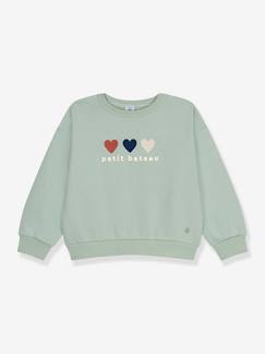 -Sweat coeurs fille PETIT BATEAU